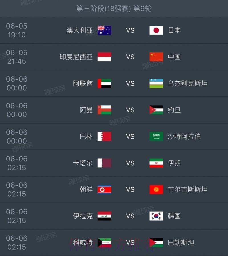 2026世界杯北美完整赛程